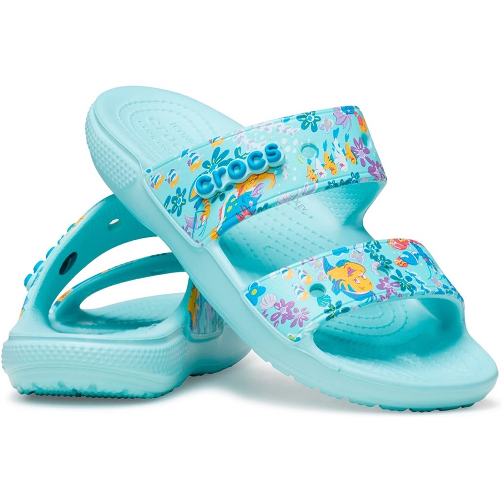 NWT! Crocs Vera Bradley Little Mermaid Women’s sandals size W7